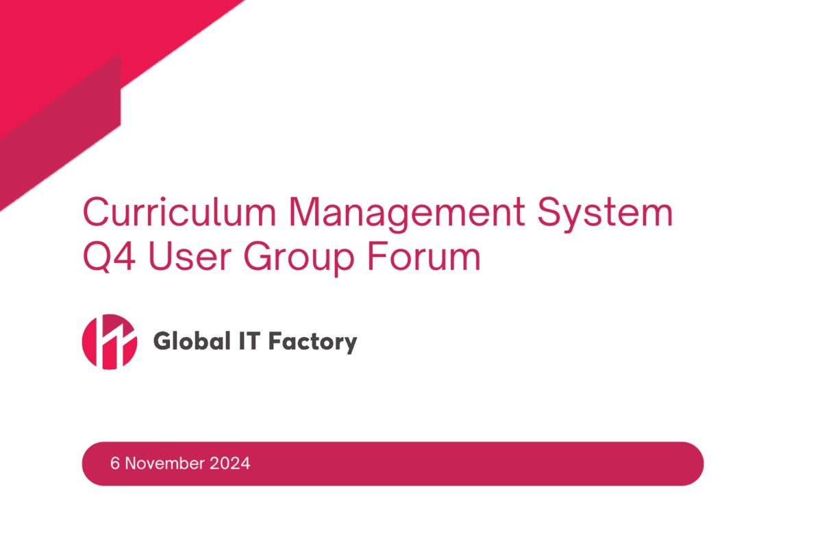 GITF Q4 CMS User Group Forum